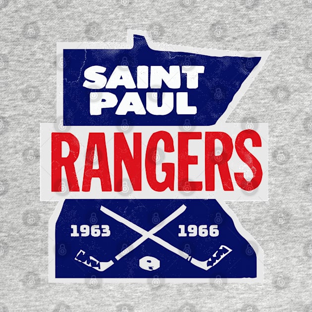 Retro St Paul Rangers Hockey by LocalZonly